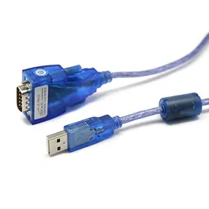 RS232 9 פינים DB9 זכר למין נקבה מחלף מתאם ממיר USB 2.0 כדי RS232 סידורי DB9 9 פינים ממיר