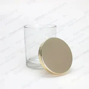 82mm Metall glas Kerzen deckel Aluminium Schraub deckel für Glas kerzen glas