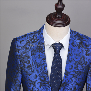 NA49 <span class=keywords><strong>Blazer</strong></span> Uomo Floreale, Completo da Uomo, Costume Homme, <span class=keywords><strong>Blazer</strong></span> Masculino, Abito da Matrimonio, <span class=keywords><strong>Blazer</strong></span> Slim Fit da Uomo, <span class=keywords><strong>Giacca</strong></span> Blu Royal con Pantalone - Product Image 3