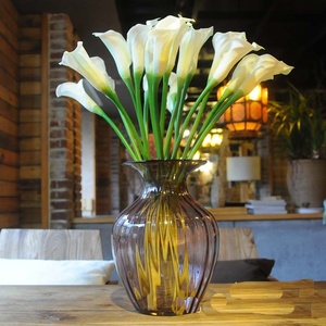 Mode en gros Vraie Touche PU <span class=keywords><strong>Calla</strong></span> Lys Bulbes Fleur Artificielle pour Mariage et Décoration De La Maison - Product Image 1