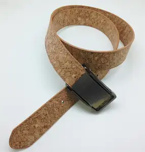 Boshiho Eco-Friendly Vegan Dark&Light Brown Cork Belts