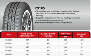 Los fabricantes de <span class=keywords><strong>neumáticos</strong></span> en china <span class=keywords><strong>175</strong></span>/<span class=keywords><strong>70</strong></span> <span class=keywords><strong>r13</strong></span> 165/60R14 chino barato <span class=keywords><strong>neumáticos</strong></span> PCR - Product Image 5