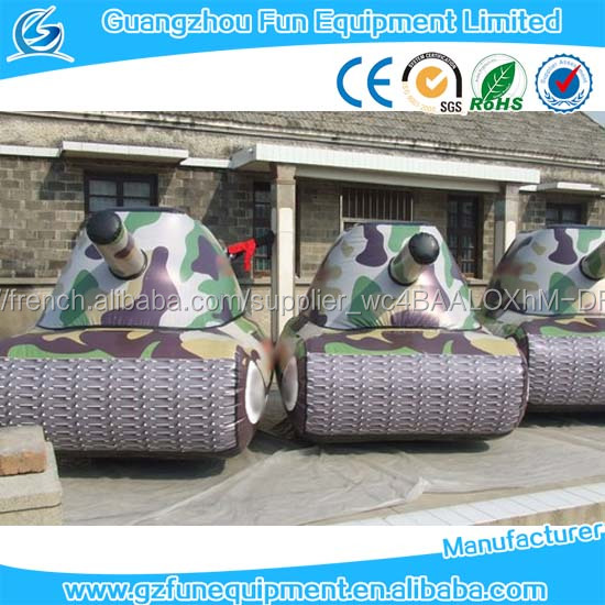 2017 PVC China paintball bunkers bunker inflatable airsoft paintball bunker