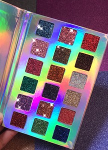 Venta al por mayor de alta suelto pigmento 18 color hacer su propio logotipo de etiqueta privada brillo sombra de ojos - Product Image 3