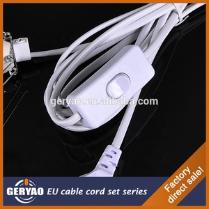 Bán Buôn Châu Âu Dây Điện + 2 Pin Cắm + Chuyển Đổi + E14 Ánh Sáng Chủ + Kim Loại Clip Bracket Himalaya Muối Đèn Dây Lắp Ráp - Product Image 5