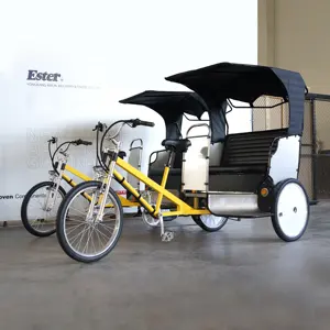 ESTERブランドの電動人力車、バッテリー駆動の人力車