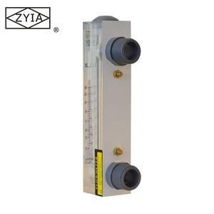 Panel <span class=keywords><strong>Type</strong></span> Water Liquid Rotameter Plastic <span class=keywords><strong>Rotor</strong></span> Float Flowmeter Met Regelklep - Product Image 4