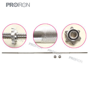 "Crossfit roscado barbell barra de peso con la estrella collar - Product Image 5