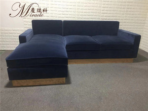 Divano Angolare a L in Tessuto Personalizzato per Soggiorno, Arredamento Miracle Home - Product Image 2