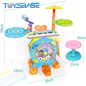 Multifunction <strong>Kids</strong> 2 in 1 Electronic Musical Piano Play Toy Drum <strong>Keyboard</strong> - Product Image 6