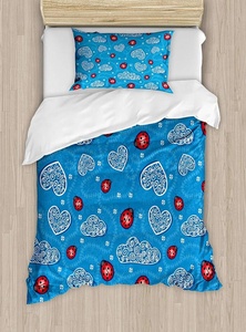 Sábana de <span class=keywords><strong>cama</strong></span> con estampado 3d de dibujos animados para niños, ropa de <span class=keywords><strong>cama</strong></span> 100% de algodón, tamaño doble, juego decorativo de 3 piezas, <span class=keywords><strong>funda</strong></span> de edredón de lino - Product Image 5