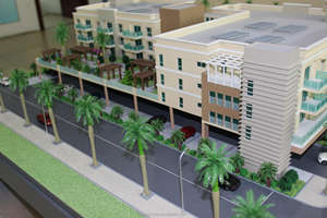 Modelo de <span class=keywords><strong>casa</strong></span> a <span class=keywords><strong>escala</strong></span> <span class=keywords><strong>en</strong></span> miniatura de edificio de fábrica de bajo precio, fabricación de modelos 3D - Product Image 2