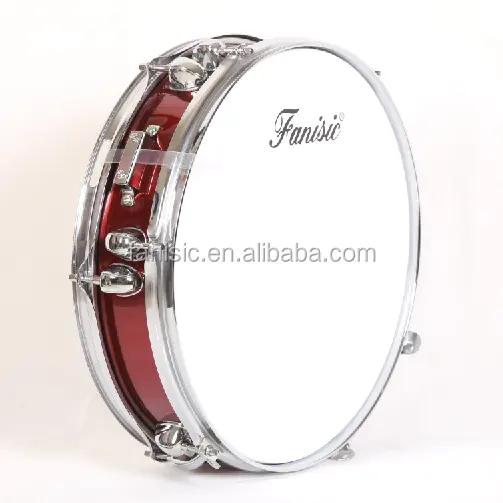 14 Inches Red Snare Drum with Maple Body