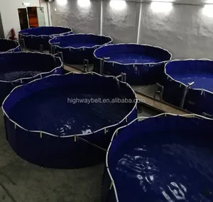 Foldable and collapsible PVC welding fish tank