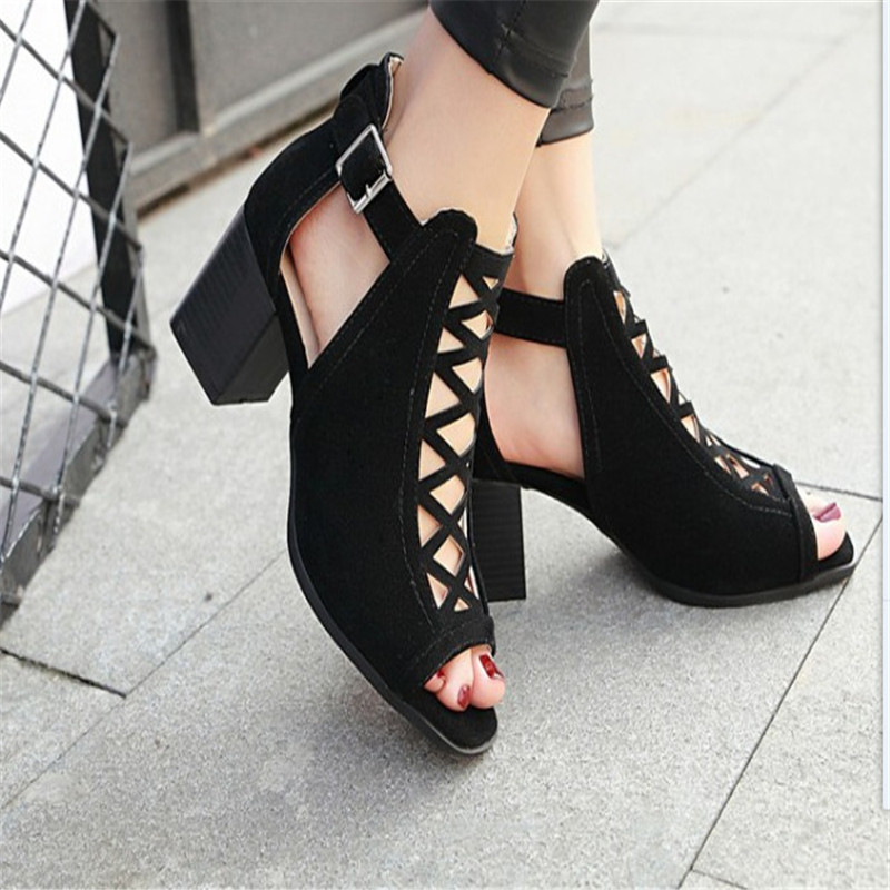 Горячая Распродажа, новый дизайн, летние европейские и американские модные красивые сандалии с открытым носком на высоком каблуке