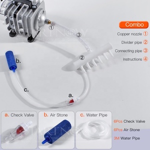 SUNSUN ACO-001 20W 20L/Min bomba de aire magnético eléctrico con válvula de piedra tubo de agua de aire - Product Image 3