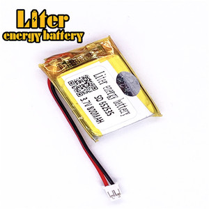 Plug 2.0-2 P 3.7 V 652535 800 mah rechargeable Lithium ion polymer battery - Product Image 3