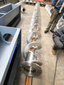 Thép Không Gỉ Tùy Chỉnh Liên Tục <span class=keywords><strong>Auger</strong></span> Flight Với Shaftless Cho Băng Tải Trục Vít - Product Image 6
