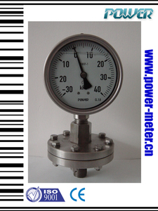 Pengukur Tekanan Diafragma Segel Kimia Baja Tahan Karat 100Mm - Product Image 3