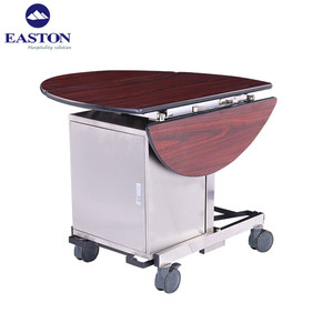 이스턴 디자인 우수 호텔 룸 더블 드롭 리프 하우스 키핑 서비스 트롤리 - Product Image 4