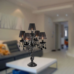 Hot Selling Chandelier <strong>Table</strong> <strong>Lamp</strong> <strong>Table</strong> Top Chandelier Centerpieces <strong>for</strong> Weddings <strong>Black</strong> <strong>Table</strong> <strong>Lamp</strong> <strong>Shade</strong> - Product Image 6