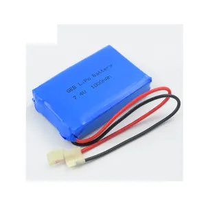 충전식 2s1p 리튬 이온 폴리머 배터리 팩 7.4v 1000mah 523450