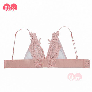 El último Diseño de la Rosa de La <span class=keywords><strong>Chica</strong></span> Joven <span class=keywords><strong>Sexy</strong></span> Sheer Tops sin Sujetador Sujetador Inalámbrica - Product Image 4