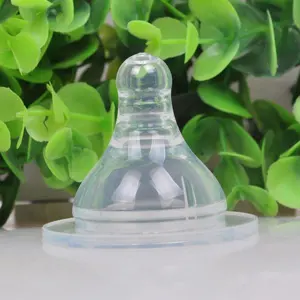 baby transparent standard liquid silicone feeding bottle nipple for sale