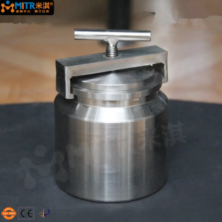 Horizontal stainless steel grinding jars used for laboratory roller milling machine and porcelain jar mill