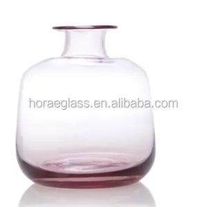 高品质 Sodalime 无铅水晶球玻璃花瓶定制尺寸