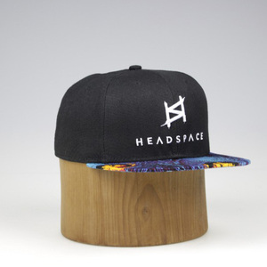 Cristiano Ronaldo carta hip hop tapa ajustable floral brim snapback negro sombreros al por mayor - Product Image 2