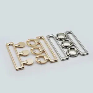 COOMAMUU Rettangolo di 60 Millimetri di Larghezza Cintura Fibbie In Metallo per Le Donne Giù Giacca Combinato Fissare Bottoni per Abbigliamento Accessori di Alimentazione - Product Image 3