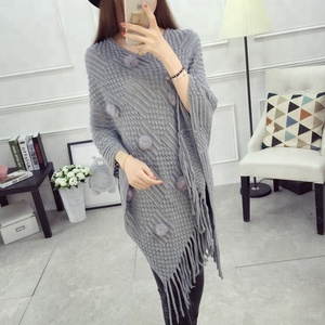 Factory Custom Knitted Style Women <strong>Infinity</strong> Cappa Shawls Pilling Acrylic Material Ball Accessories <strong>Scarf</strong> - Product Image 1