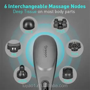 Luyao Oplaadbare Hamer Hand Held Diepe Massage, Krachtige Genoeg Massager Voor Spieren, Rug, Voet, Hals, schouder, Been, Kalf