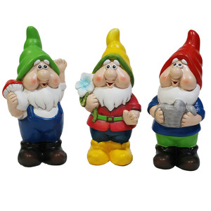 ของตกแต่งบ้านทำมือโบราณทำจากเรซิ่นส่วนบุคคล,โนมส์ในสวนตามสั่ง - Product Image 2