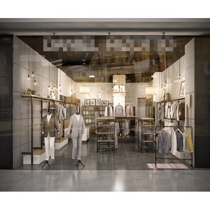 럭스 사용자 정의 소매 상점 장식 패션 매장 의류 창 디스플레이 - Product Image 6