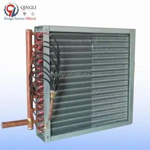 Customized Fin Type Freon Evaporator Coil For Heat Pump Exchanger