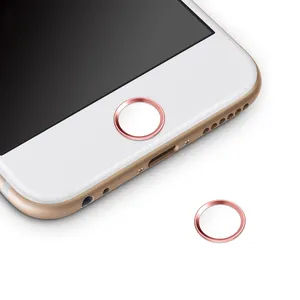 Adesivo protetor botão início, para iphone 5 5S 6 6s 7 7s plus botão de touch id