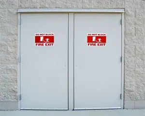 Готовая поверхность простая светло-серая противопожарная дверь стальная дверь Промышленная