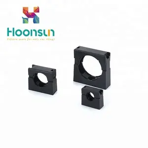 customized plastic clamp bracket for pipe black low price bellows fixed frame