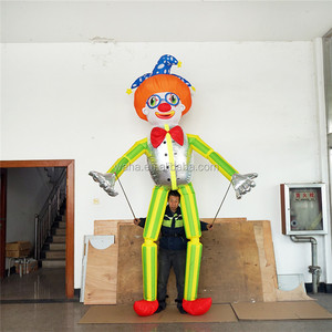 กลางแจ้งCustom Made InflatableเดินJokerเครื่องแต่งกายInflatable <span class=keywords><strong>Clown</strong></span>การ์ตูนหุ่น - Product Image 4