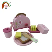 Ahşap ELC çocuk ekmek kızartma makinesi seti oyuncak, çocuk mutfak oyuncak