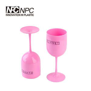 <span class=keywords><strong>Prix</strong></span> de gros verre à vin champagne en plastique de couleur rose pour la promotion - Product Image 2
