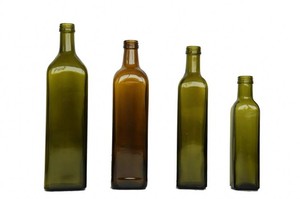 Bouteille à huile <span class=keywords><strong>gourmet</strong></span> en verre vide de 500 ml avec verseur à levier et bouchon en aluminium - Product Image 5
