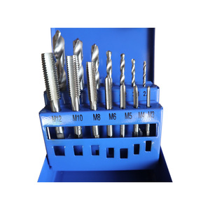 Ensemble de 14 tarauds combinés et forets HSS pour le perçage et le <span class=keywords><strong>taraudage</strong></span> - Product Image 2