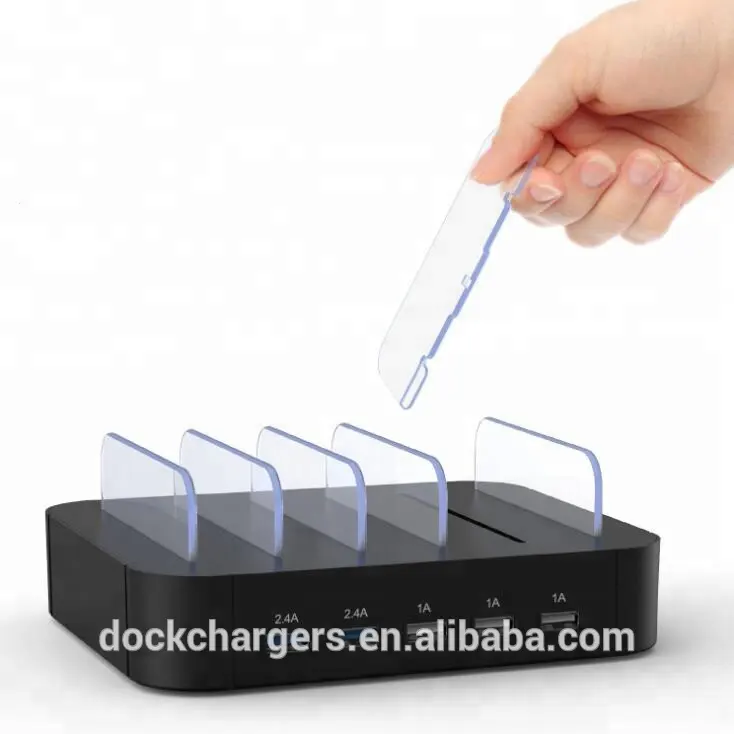 ¡DOCKCHARGERS múltiples puertos USB del teléfono móvil estación de carga con 5 puertos USB 5V/6A!
