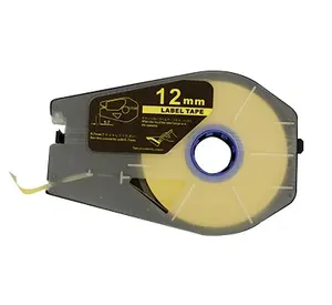 PUTY thermische transfer Compatibel label cassette tape CH1112Y 12mm * 30 m voor buis markering printers/kabel ID printer