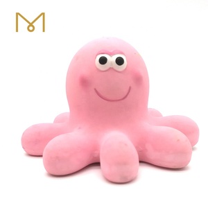 Custom Eco-Friendly Squeaky Latex <strong>Dog</strong> <strong>Toy</strong> pink <strong>Octopus</strong> Soft Rubber Sea Animal Pet <strong>Toy</strong> for Puppy - Product Image 3
