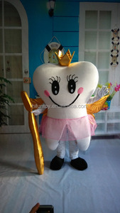 Funtoys peluche Golden <span class=keywords><strong>regina</strong></span> dente <span class=keywords><strong>Costume</strong></span> mascotte - Product Image 2