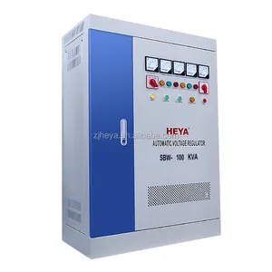 Phát Điện SBW-100KVA 3 Giai Đoạn Tinh Khiết Cột Đồng Bồi Thường Tự Động Điều Chỉnh Điện Áp Ổn Định Với Bypass